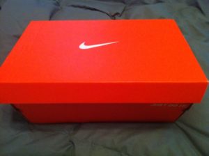 Nike Shoe Box used for Operation Christmas Child