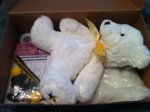 Stuffed Shoe Box for Operation Christmas Child