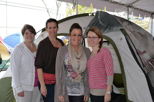 Tent City Experience Featured on iVillage and CBS News
