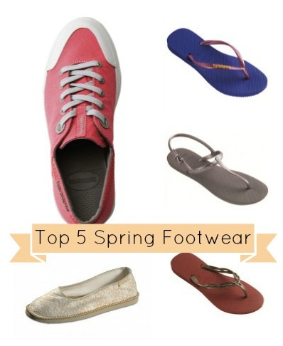 Top 5 Spring Footwear