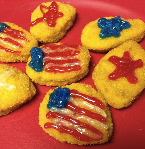 Tyson Nuggets Springtime Art for Memorial Day