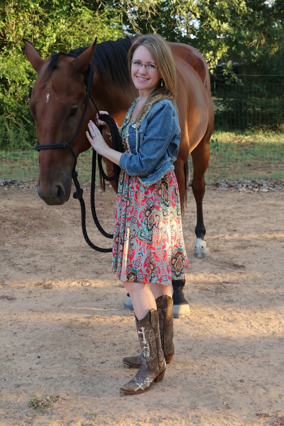 Cowgirl Boots and horse