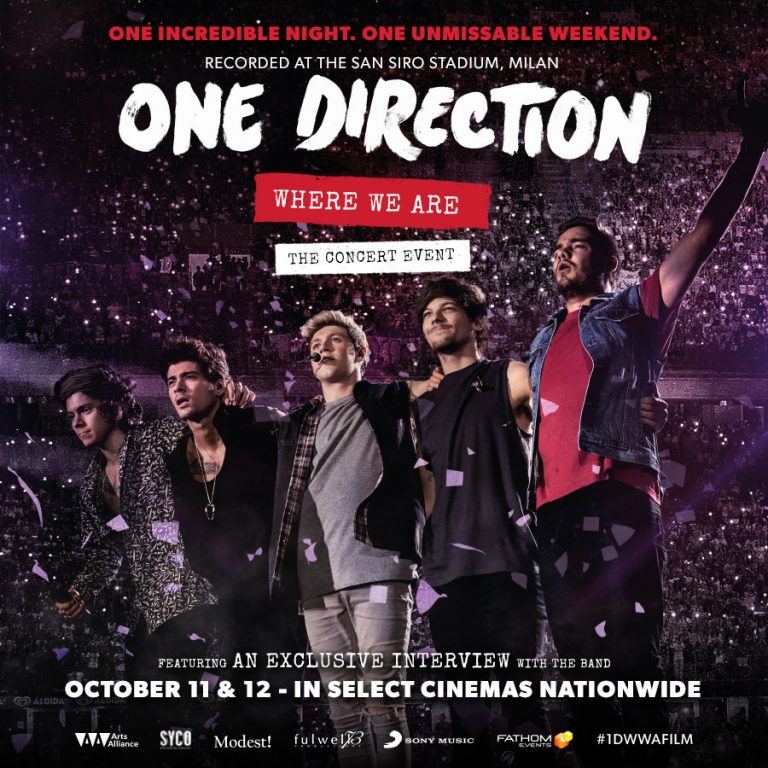 One Direction: Where We Are Concert Event Giveaway