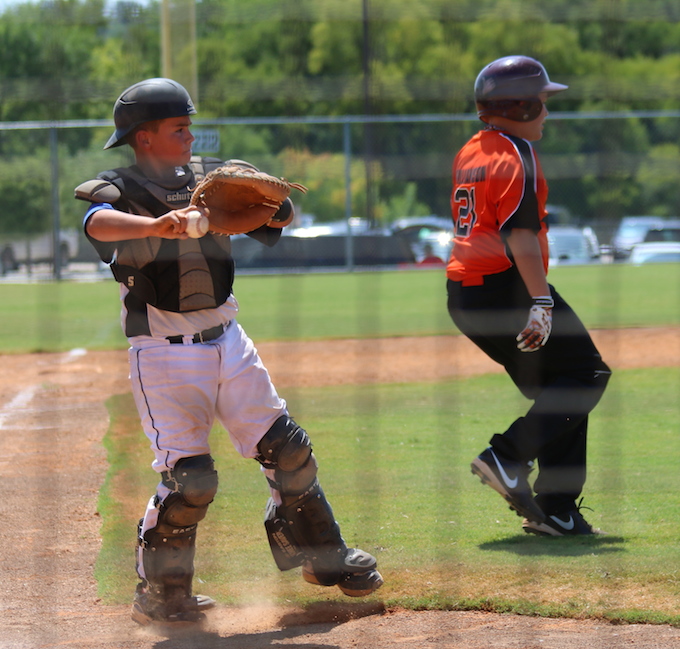 Youth Boy Catcher for Baseball