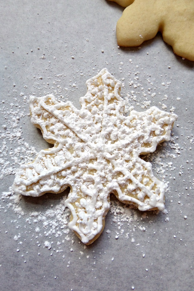 add powder sugar to cookie