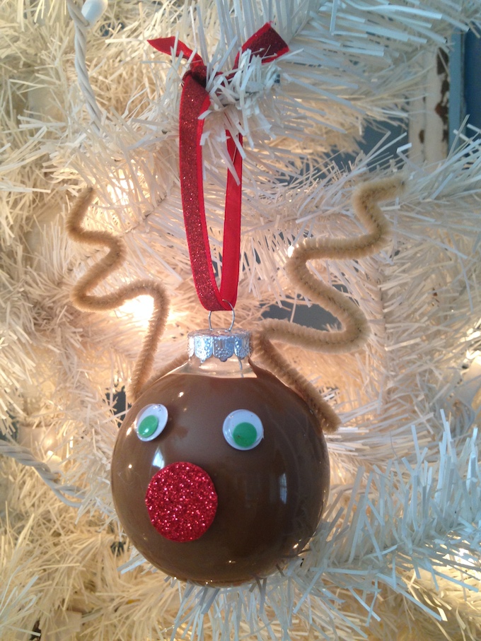 DIY Reindeer Christmas Ornament