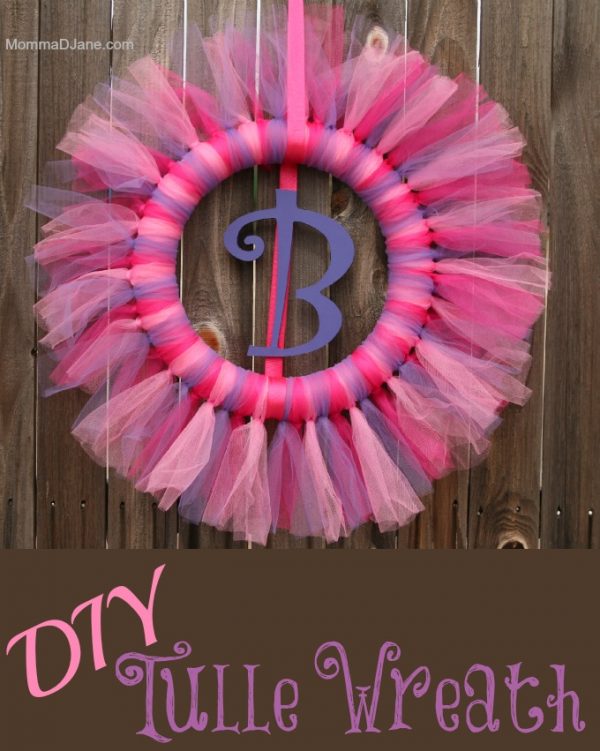 How to Make a Tulle Wreath - Life. Family. Joy