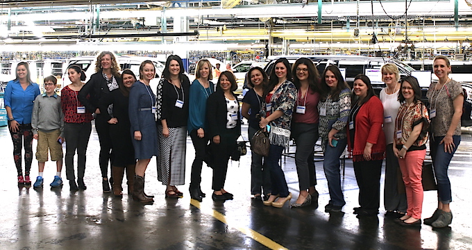 DFW Bloggers at GM Plant