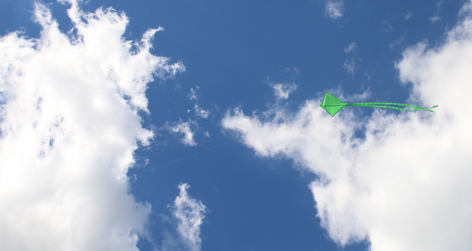 sunny day to fly a kite