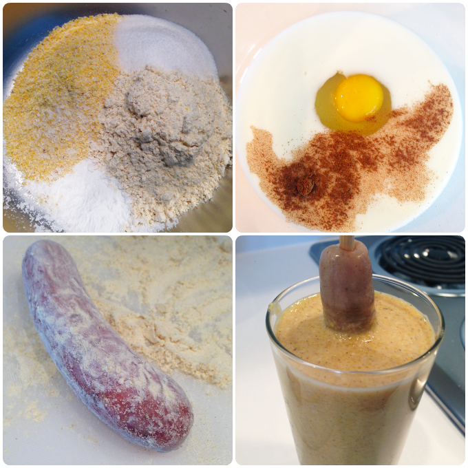 Gluten Free Corn Dog Process