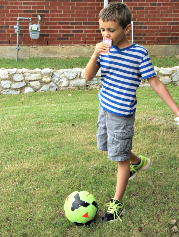 Noah with Healthy Snack