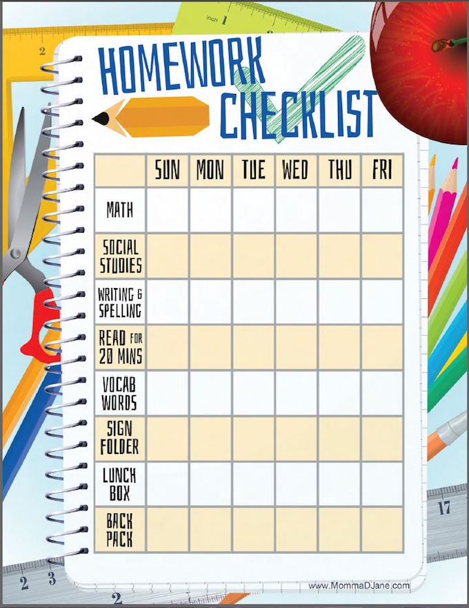 MDJ_HomeworkChecklistPview-1