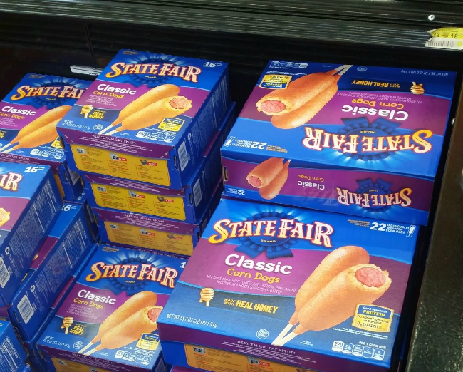in store photo for corn dogs