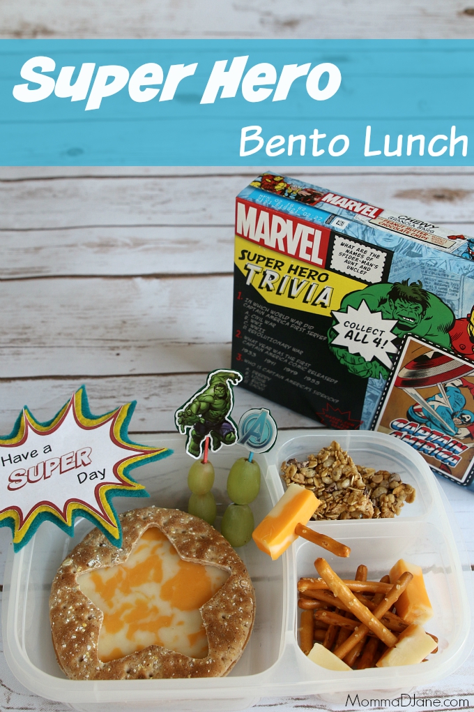How to Make a Super Hero Bento Style Lunch