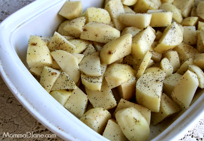 add pepper and garlic