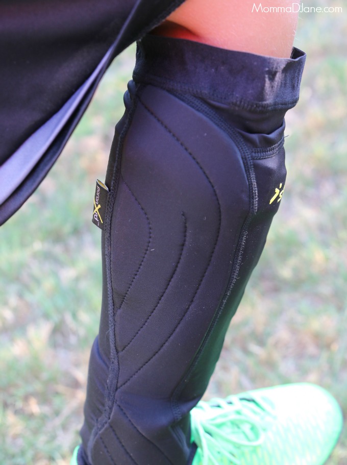 back of shin guard