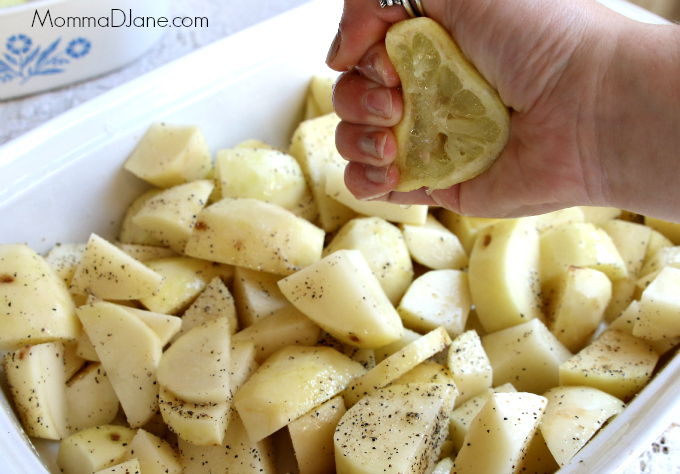 squeeze lemon