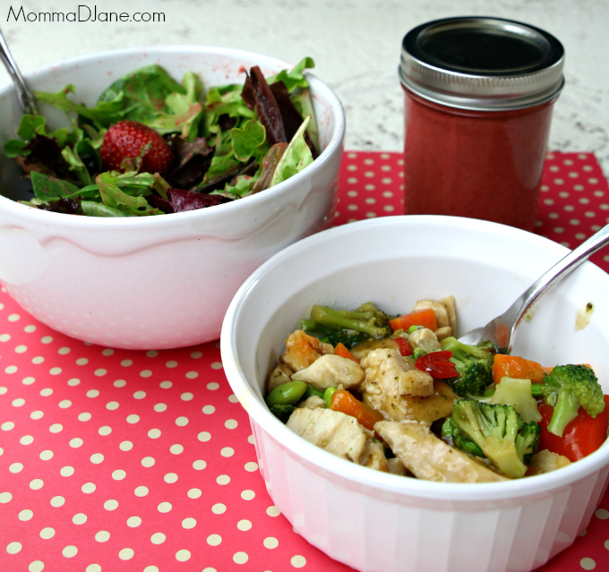 Steam Chicken and Vegetable Stir Fry