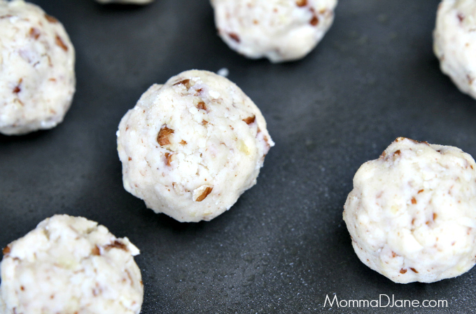 snowball cookie dough balls