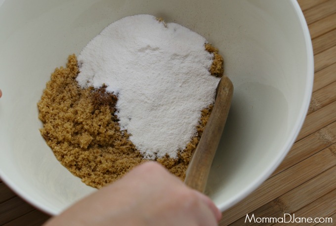 Mix oatmeal ingredients