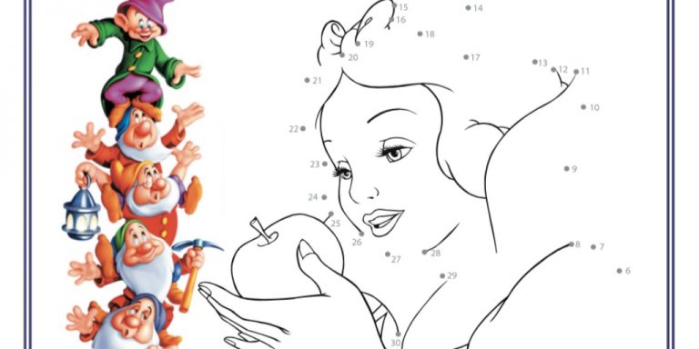 Snow White and The Seven Dwarfs Printable Activity Sheets
