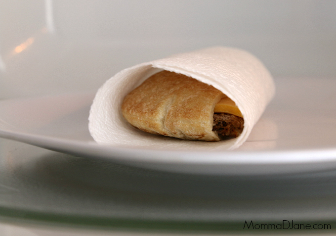 microwave burger