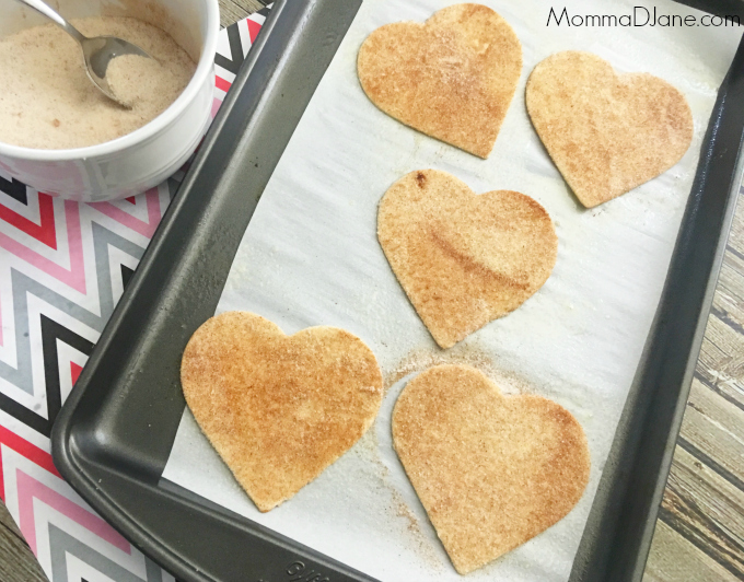 add cinnamon sugar
