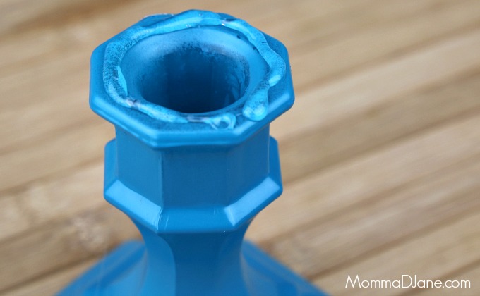 add hot glue