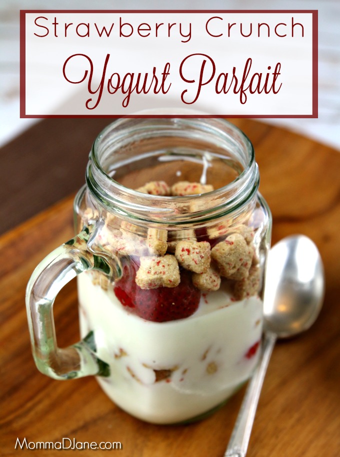 Strawberry Crunch Yogurt Parfait
