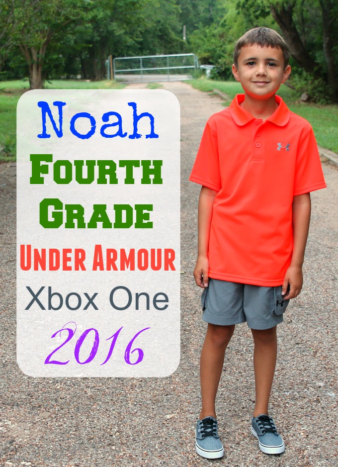 Noah's First Day of School 2016