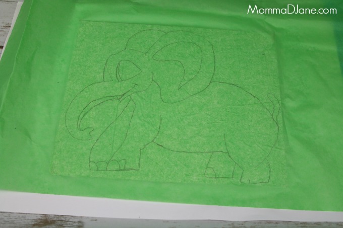 add layer of tissue paper