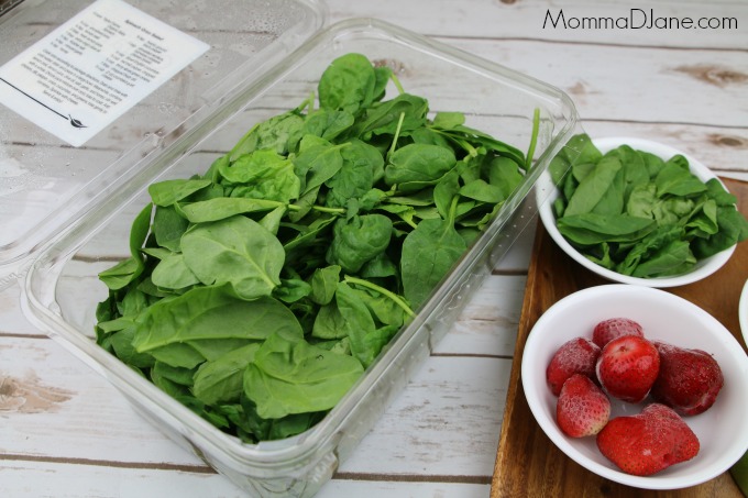 fresh spinach leaves