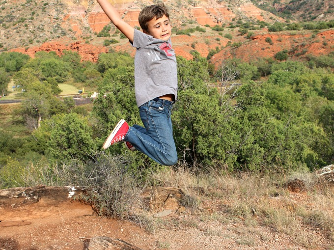 noah-jumping-at-palo-duro-canyon