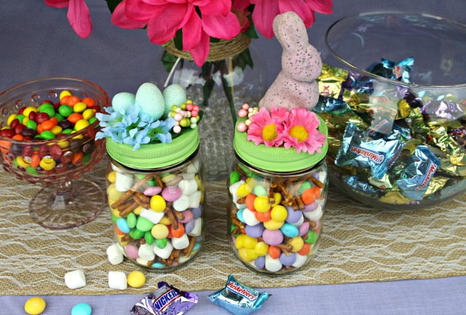 DIY Decorative Easter Candy Jars