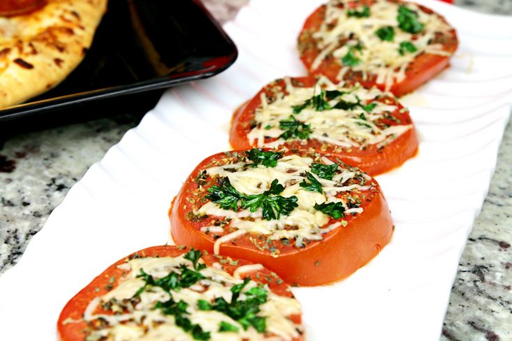 Baked Parmesan Herb Tomatoes