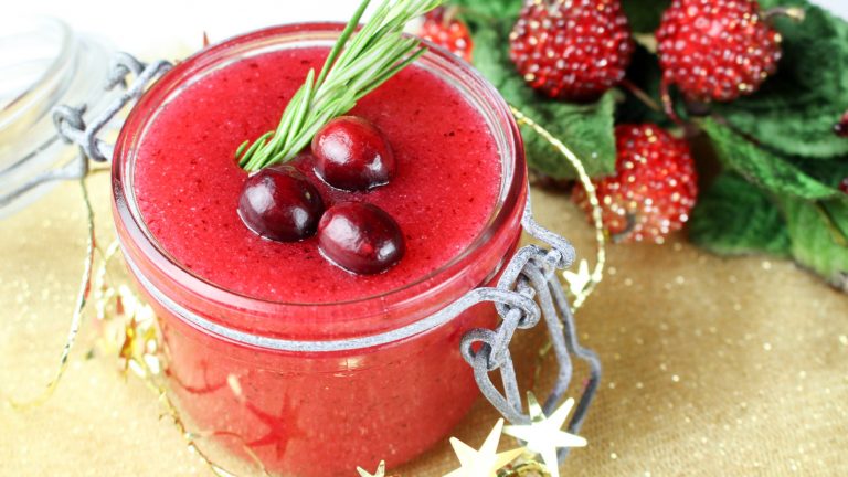 Cranberry Orange Sugar Scrub