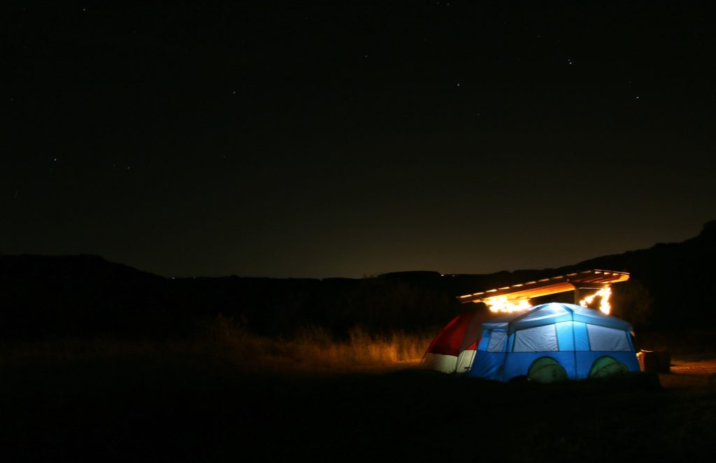 Camping date night in Palo Duro Canyon