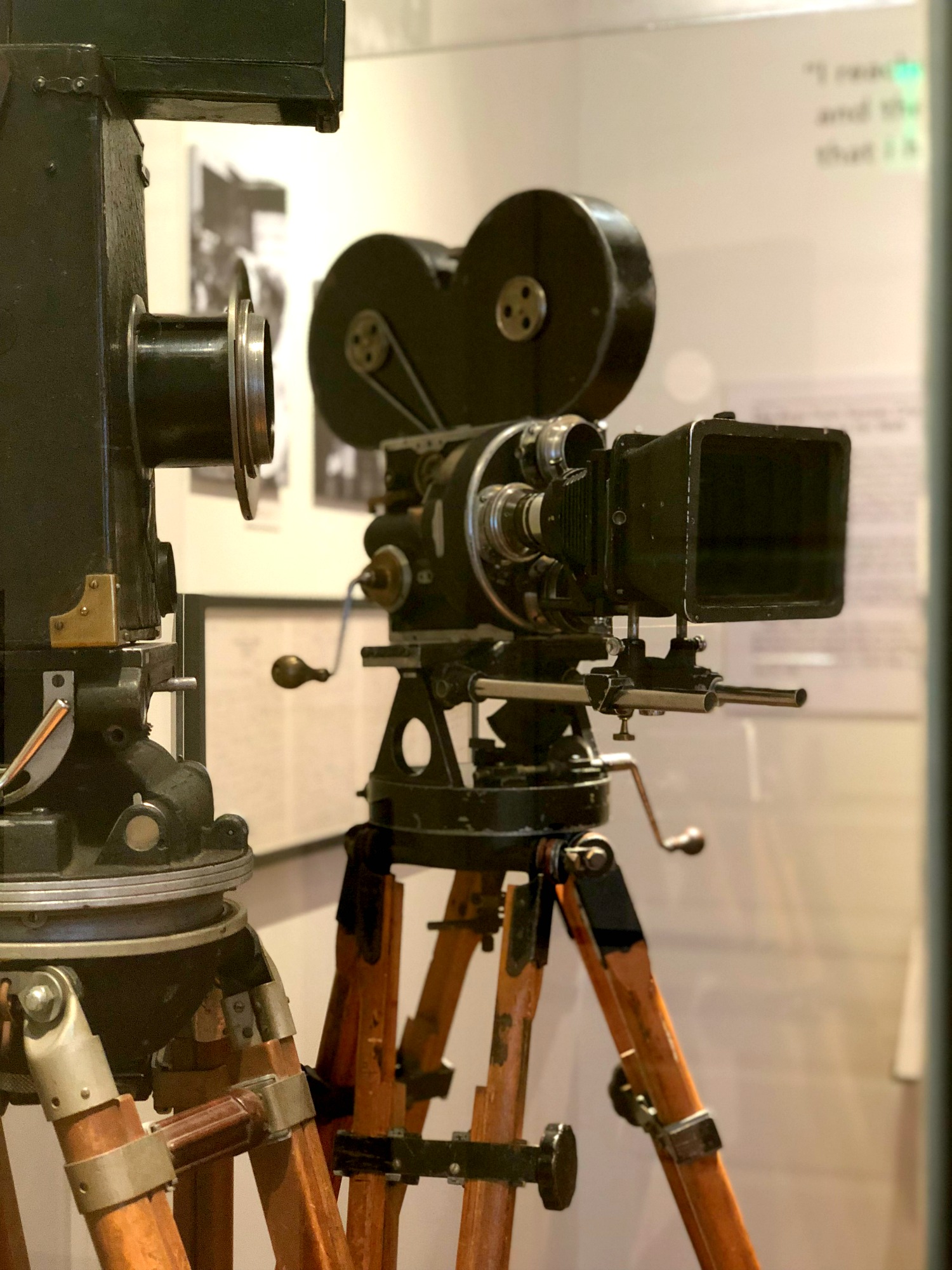 Walt Disney's vintage camera on display