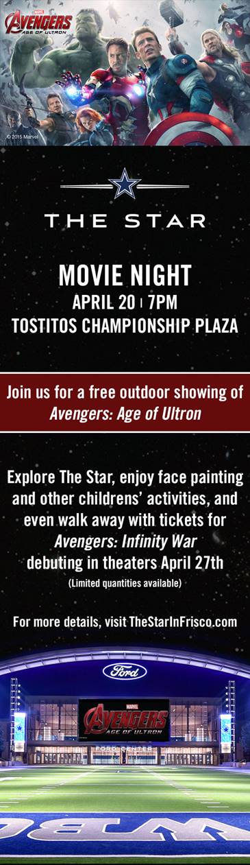 Avengers Infinity War Event in Dallas