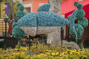 Shark from Finding Nemo topiary Downtown Disney