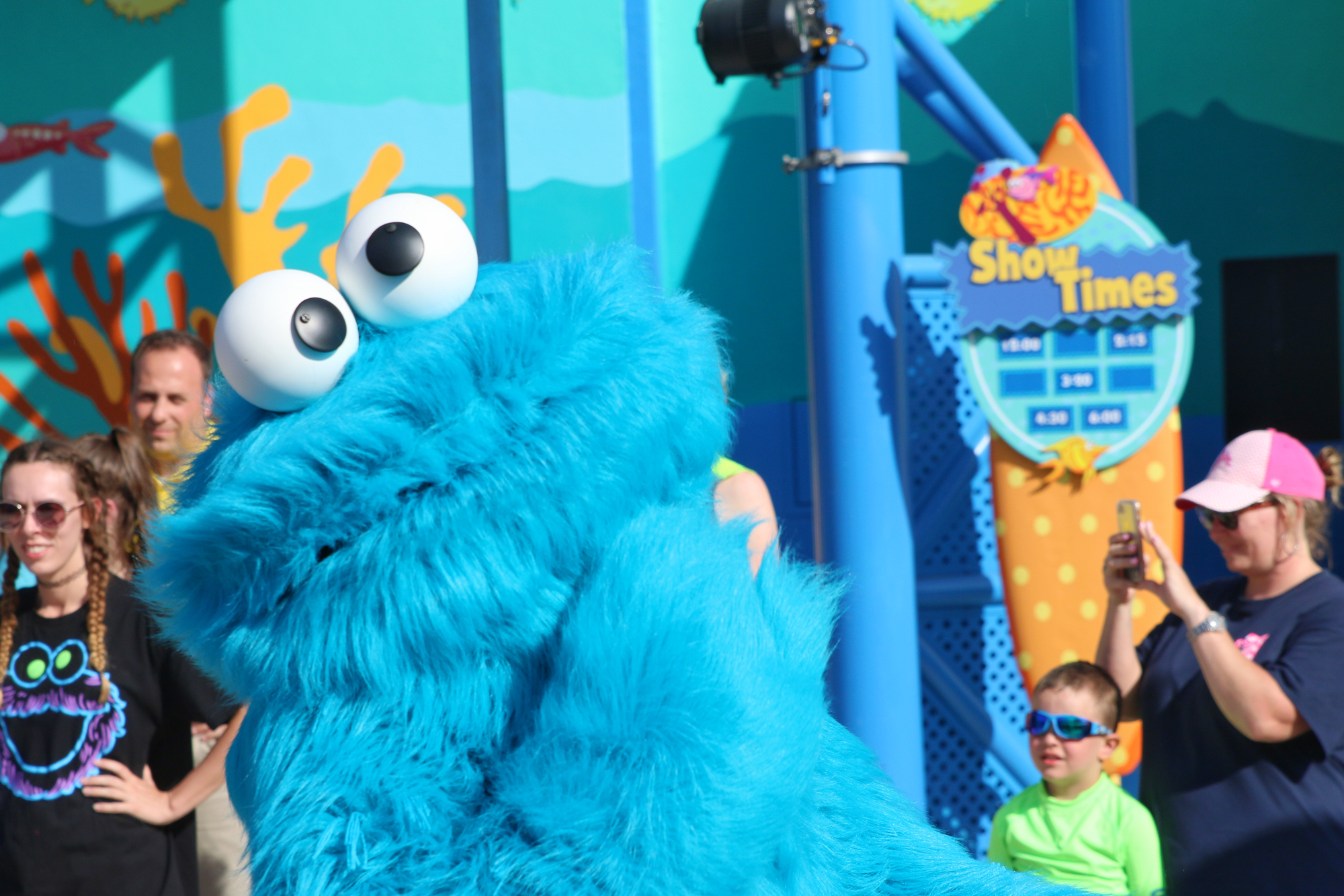 Cookie Monster in parade