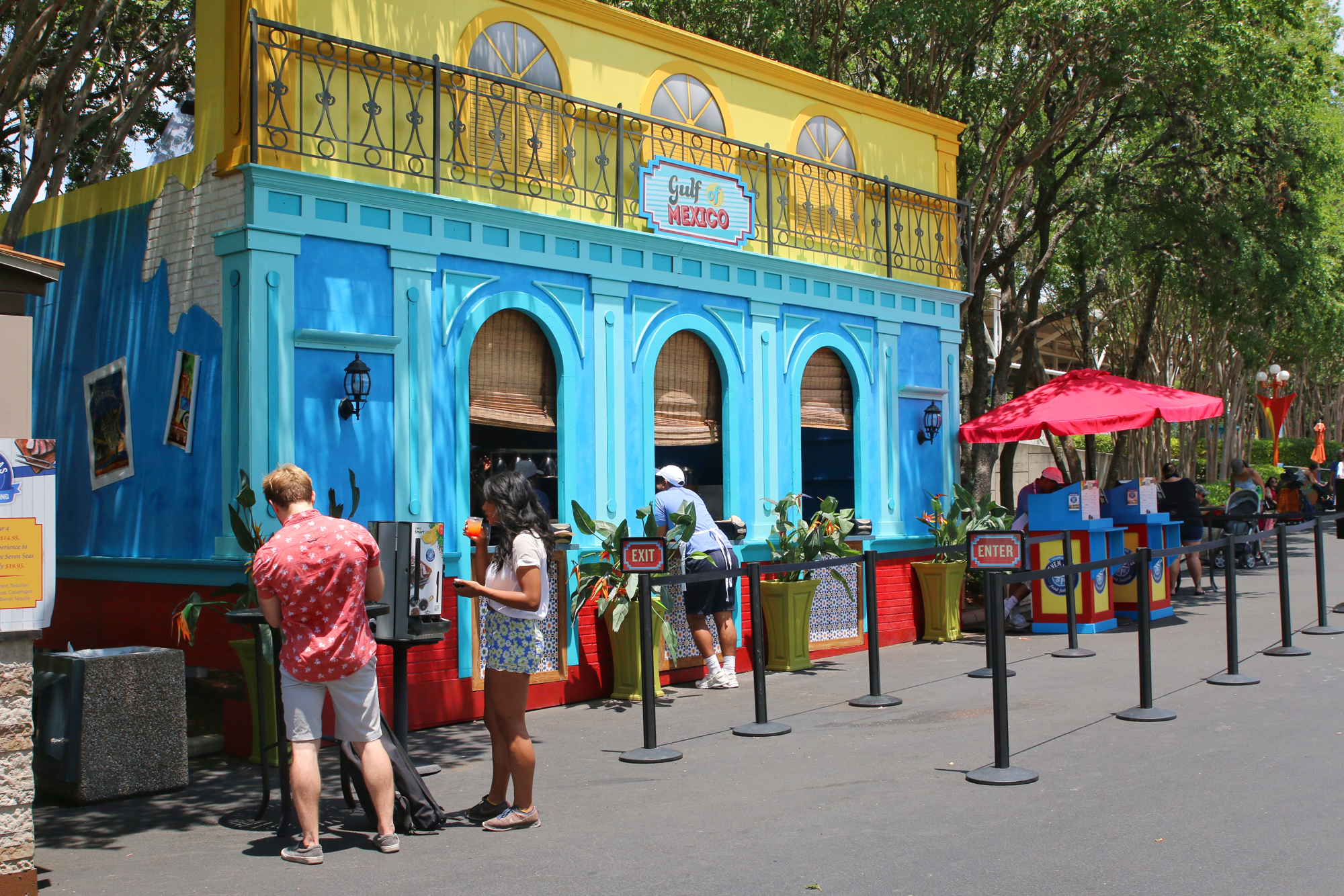 Mexico Food Festival Station at Sea World