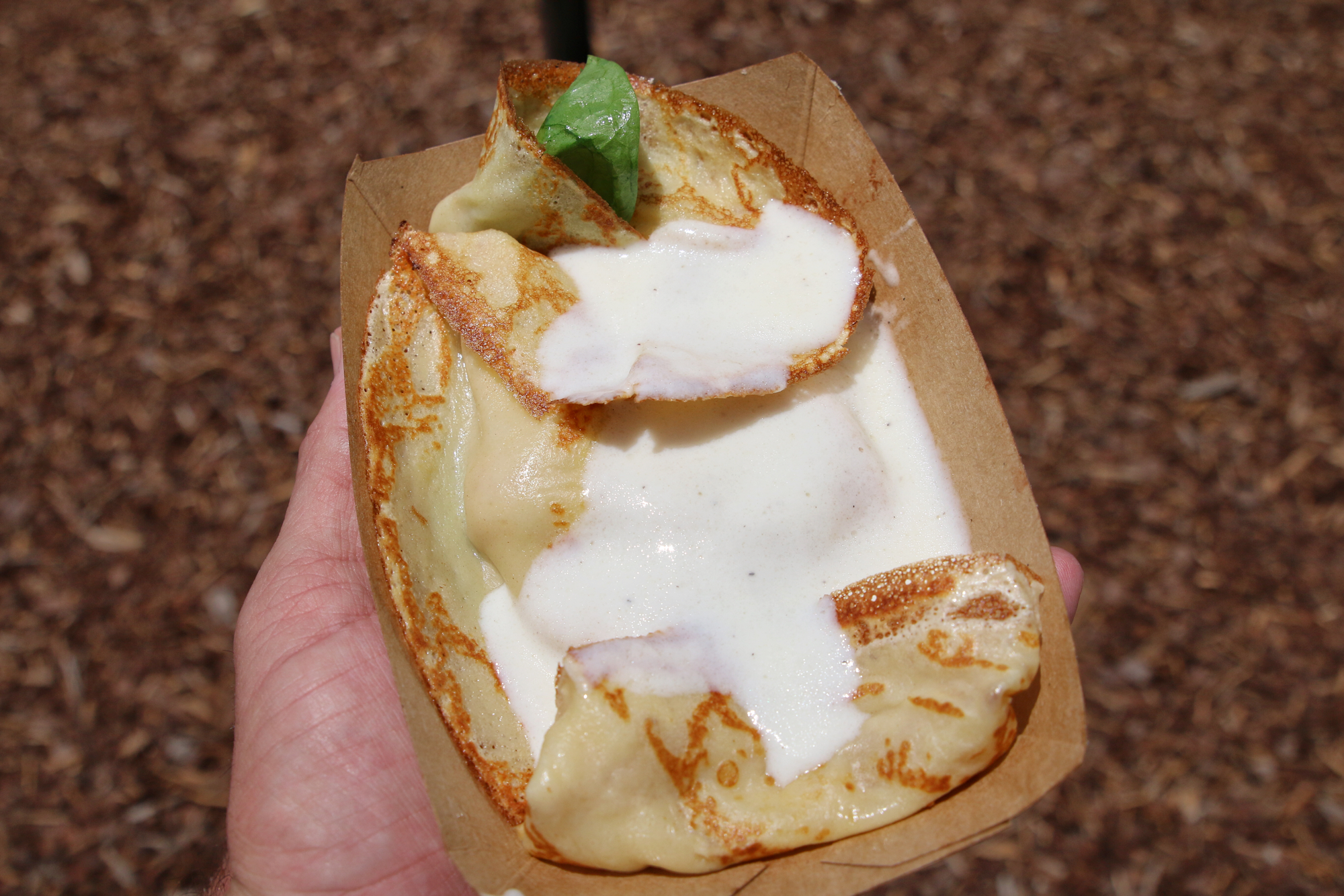 Ham Spinach & Cheese Crepes