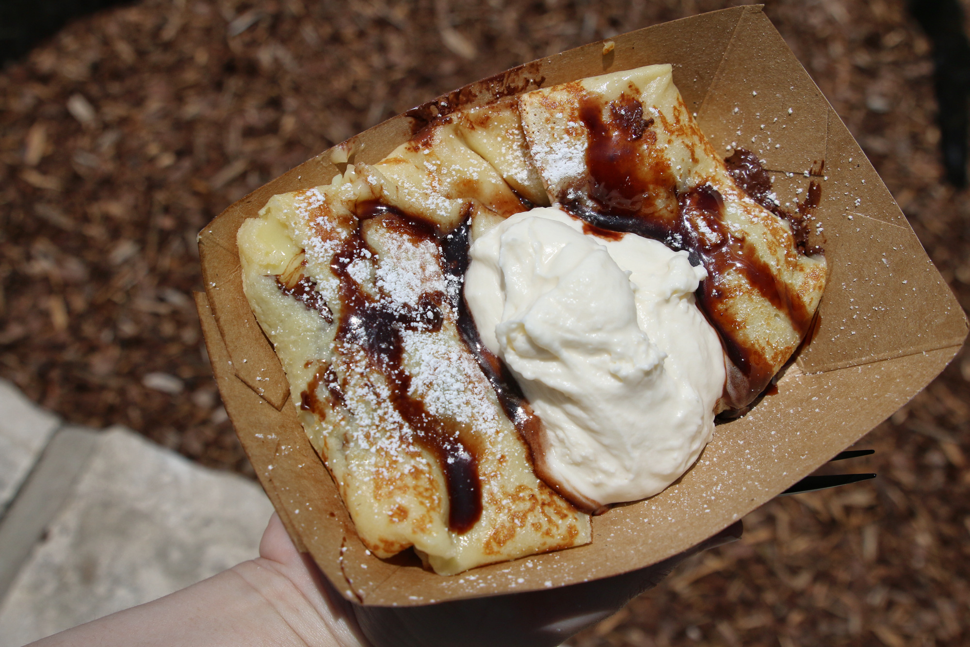 Boston Cream Pie Crepe