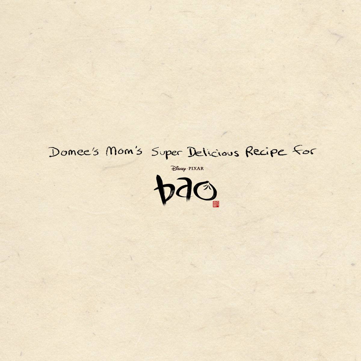 Disney Pixar Bao Dumpling Recipe
