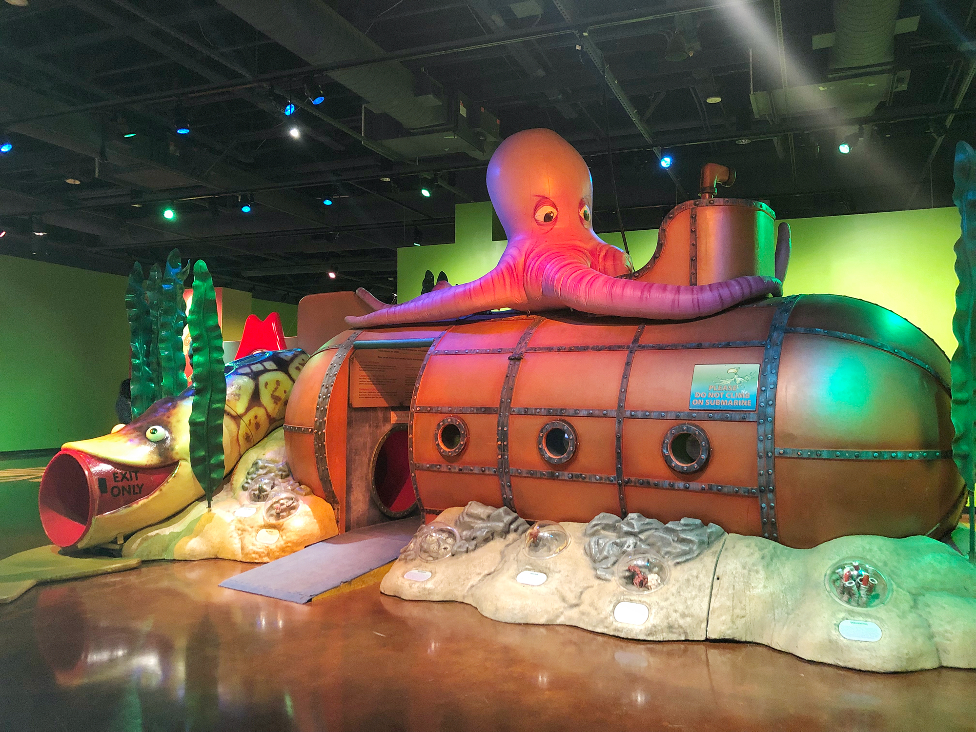 science playground at Fort Worth museum