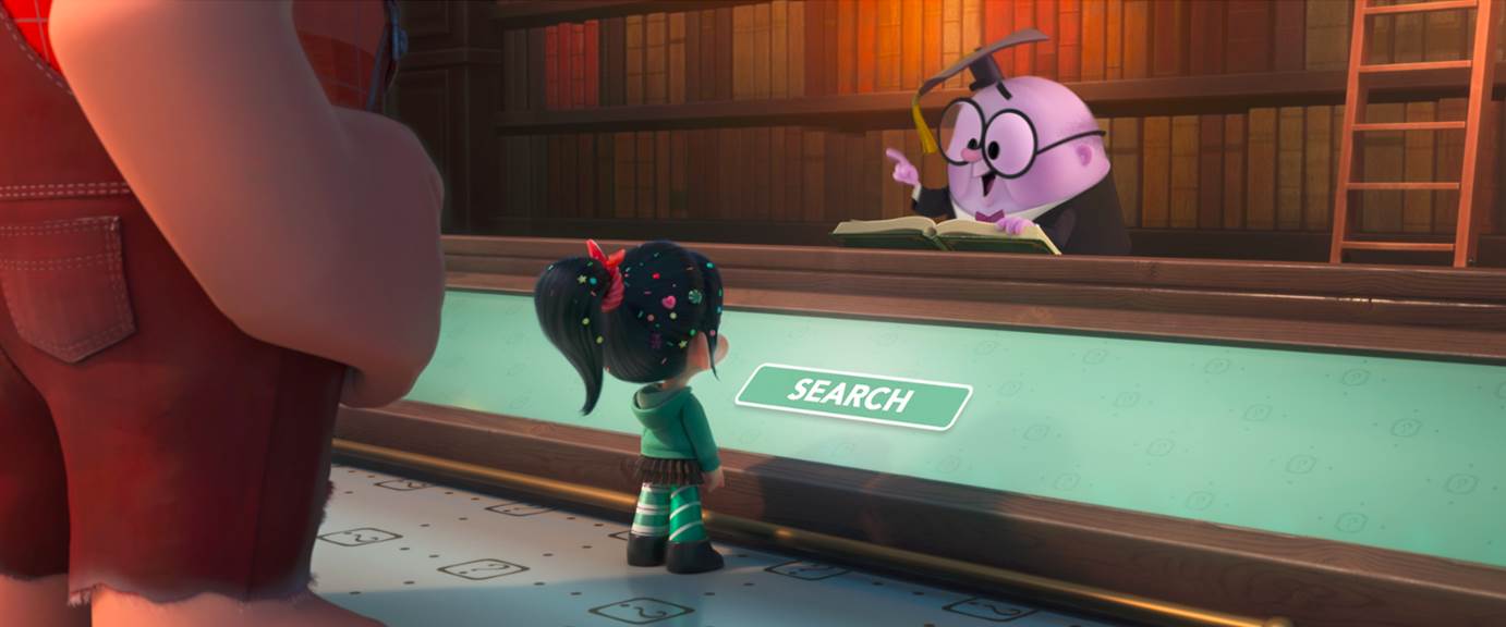 Ralph Breaks the Internet movie scene