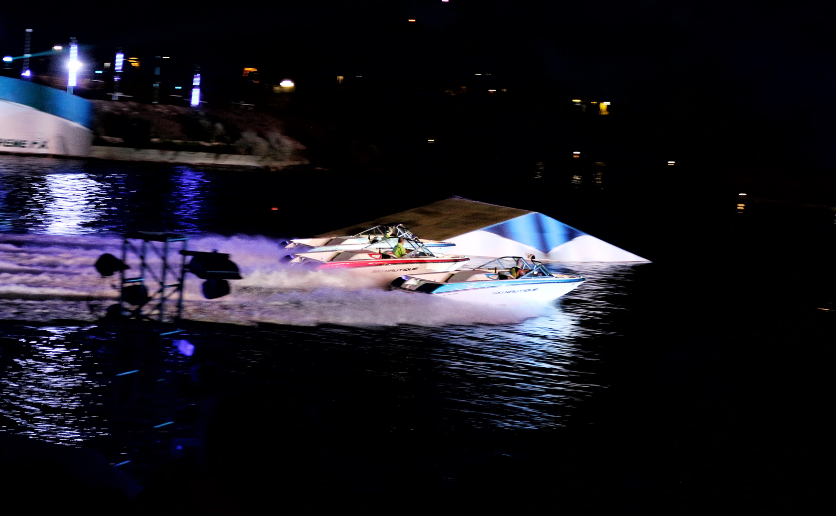 water skiing show at SeaWorld