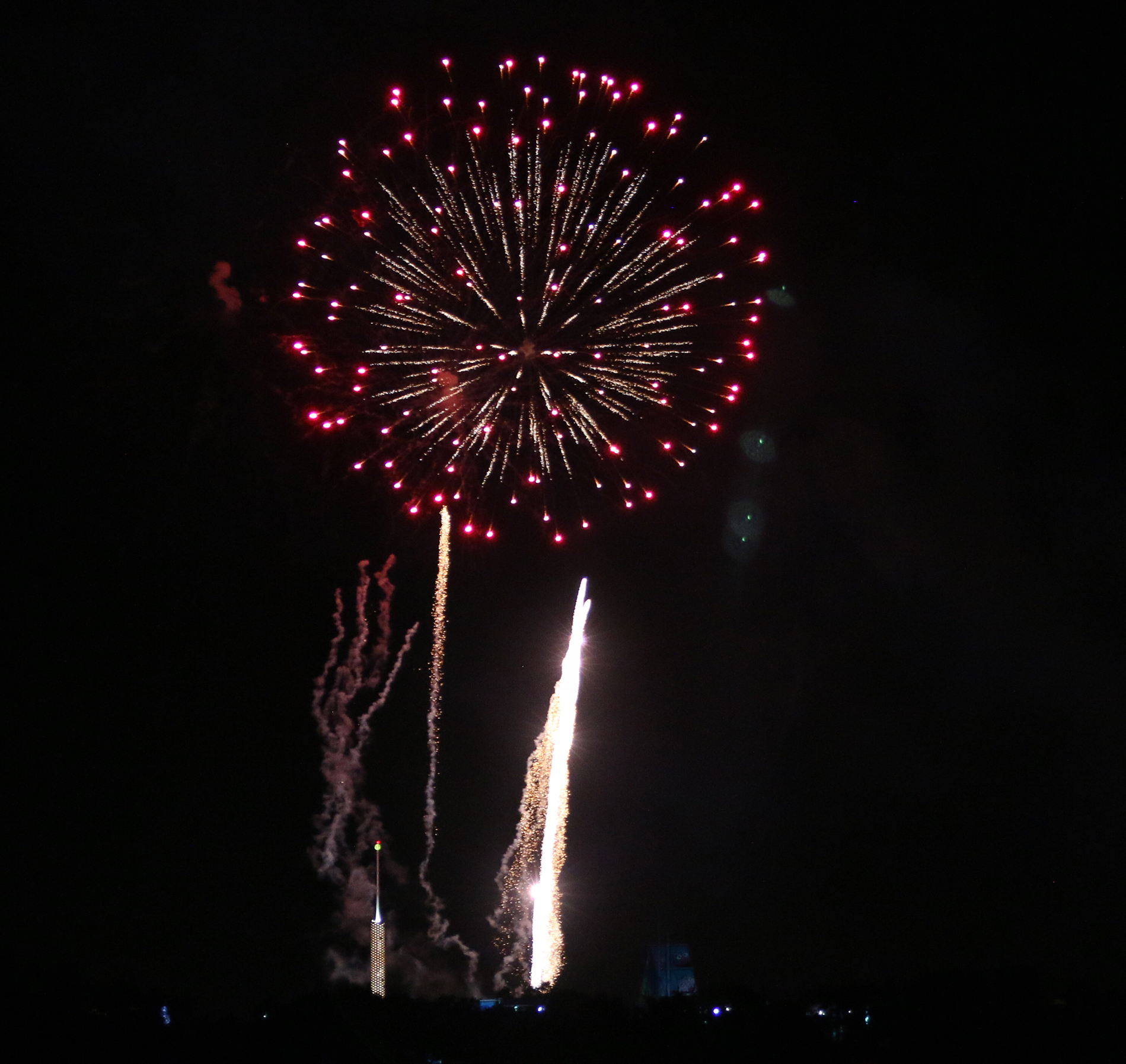 fireworks at SeaWorld