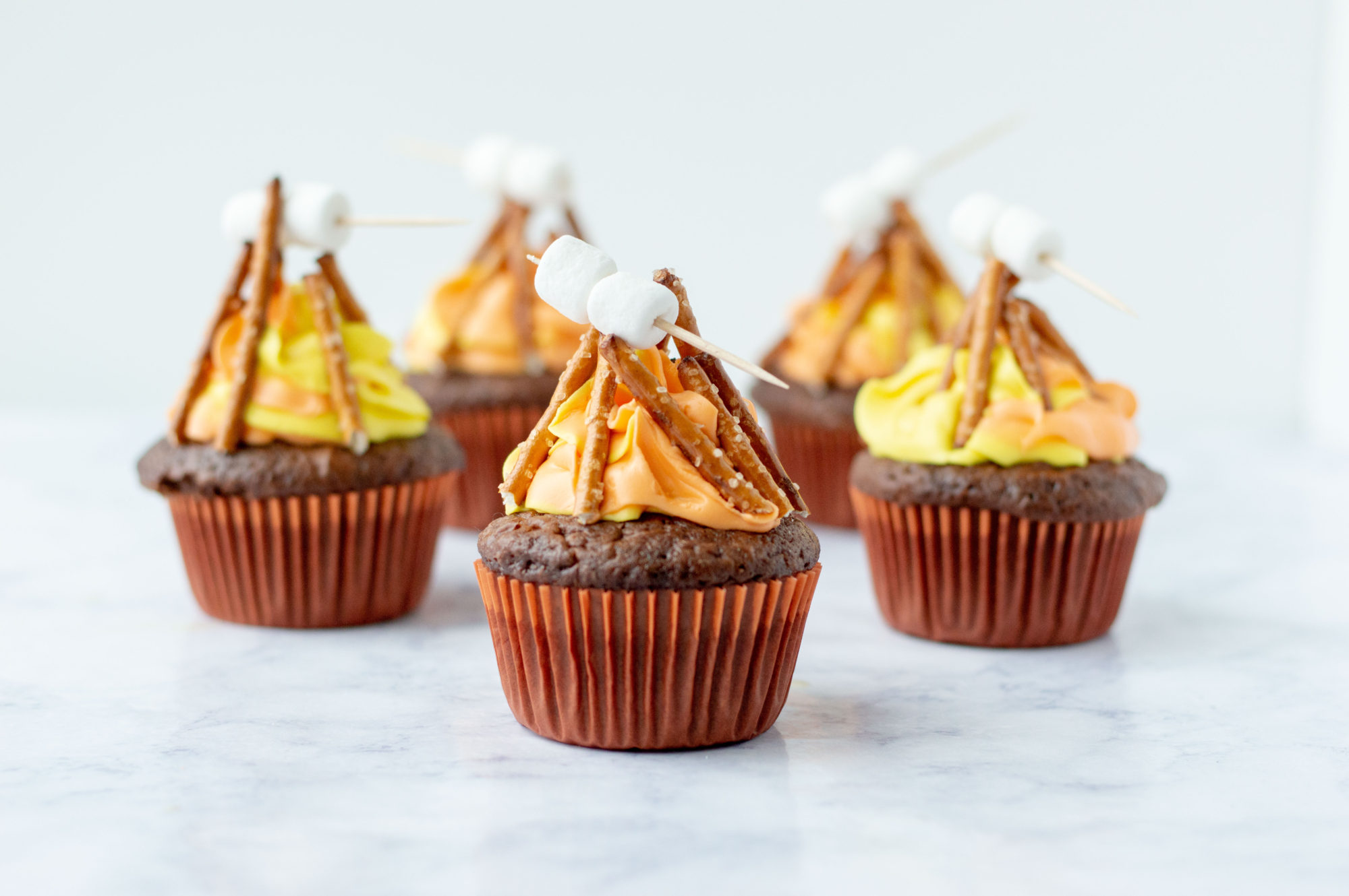 Campfire Cupcakes